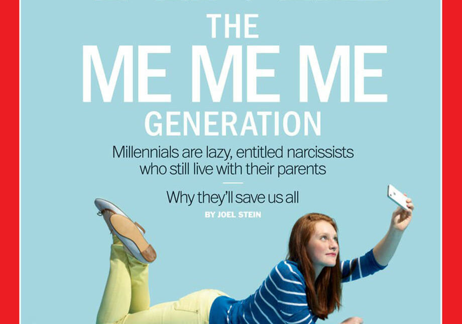 The ME ME ME Time magazine cover