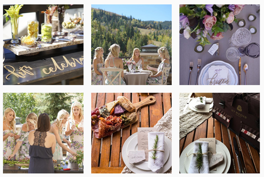 instagram promotional photo of weddings at starwood