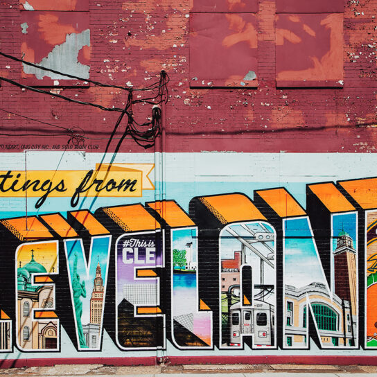 Cleveland wall mural