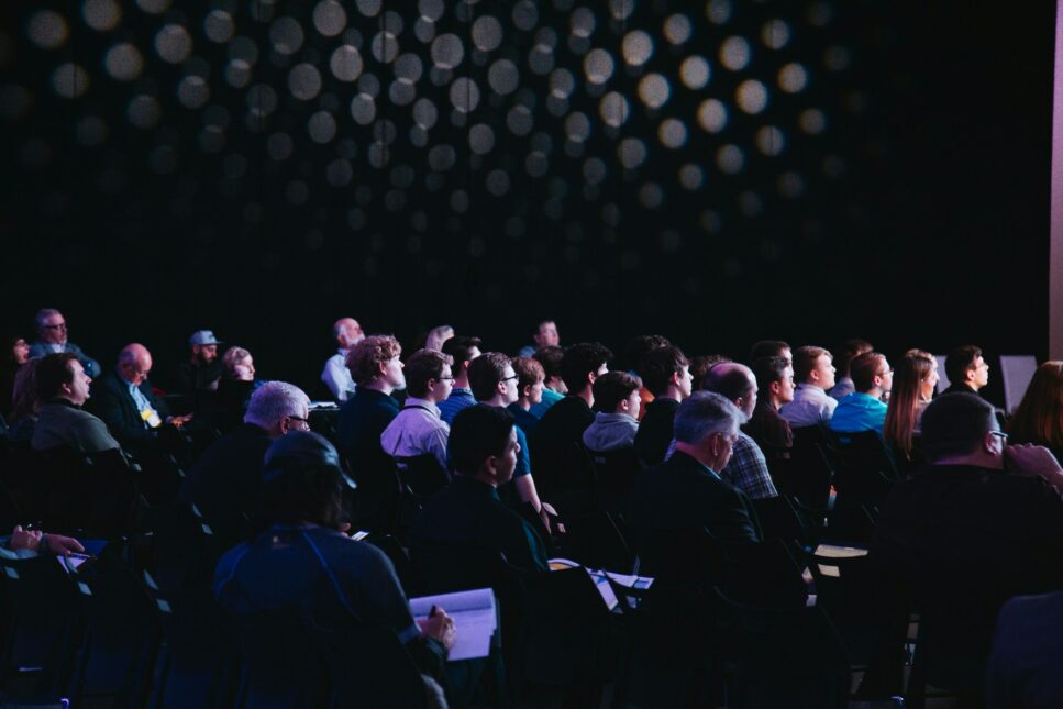 Crowd at a conference